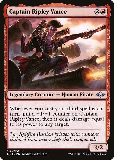 Captain Ripley Vance from Modern Horizons 2 (Uncommon)