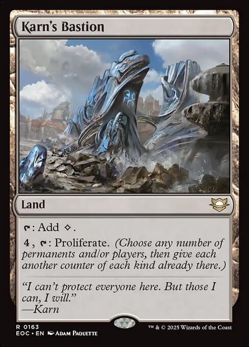 Karn's Bastion from Edge of Eternities Commander (Rare)