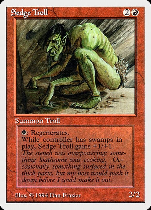 Sedge Troll from Summer Magic / Edgar (Rare)