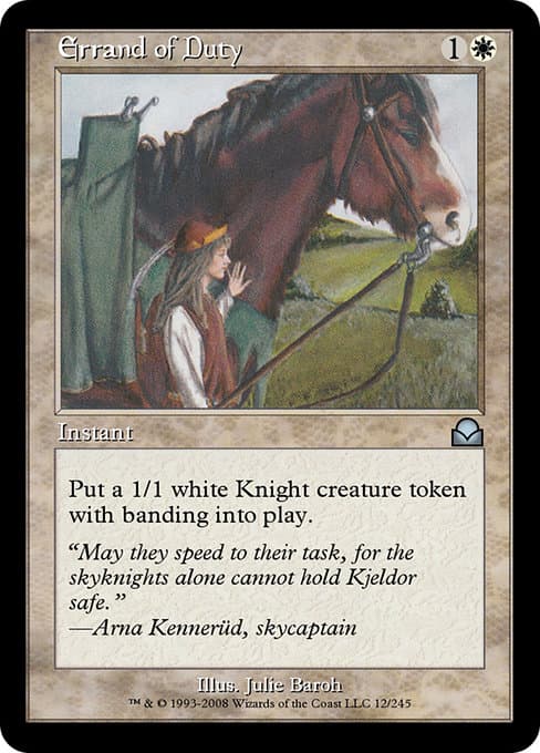 Errand of Duty from Masters Edition II (Uncommon)