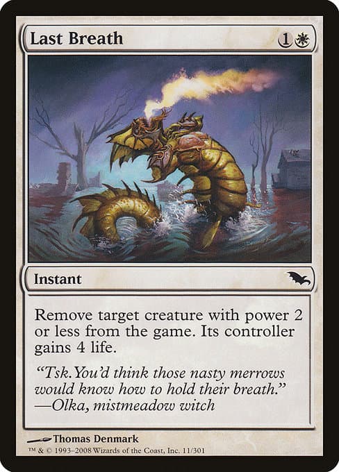 Last Breath from Shadowmoor (Common)