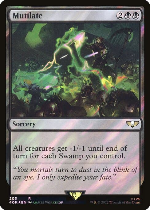 Mutilate from Warhammer 40,000 Commander (Rare)