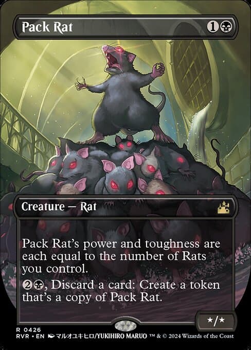 Pack Rat from Ravnica Remastered (Rare)
