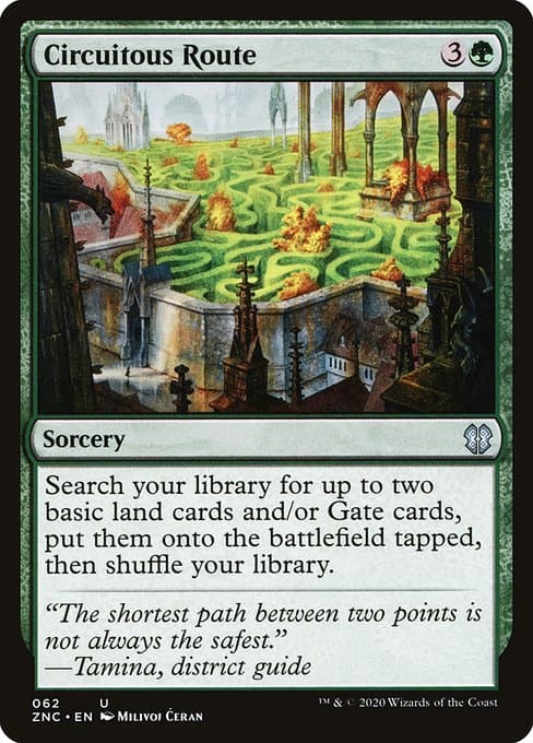 Circuitous Route from Zendikar Rising Commander (Uncommon)