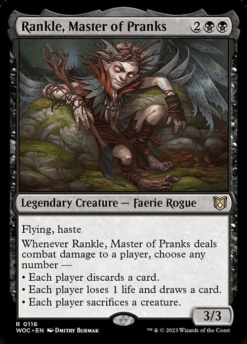 Rankle, Master of Pranks from Wilds of Eldraine Commander (Rare)