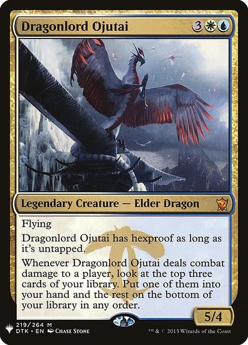 Dragonlord Ojutai from The List (Mythic)