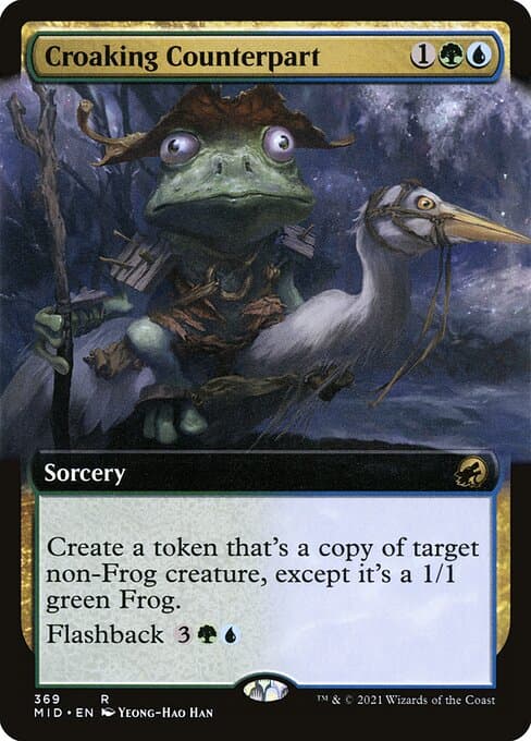Croaking Counterpart from Innistrad: Midnight Hunt (Rare)