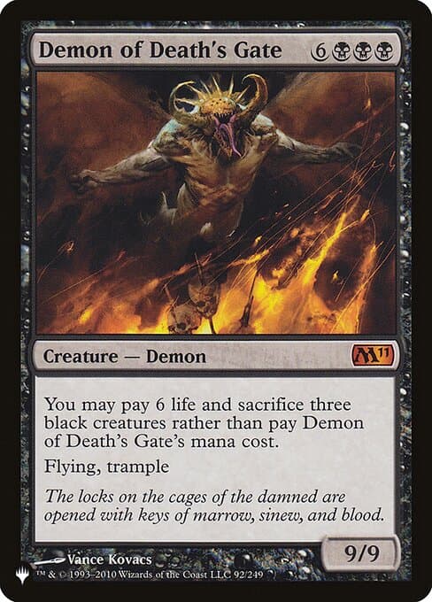 Demon of Death's Gate from The List (Mythic)