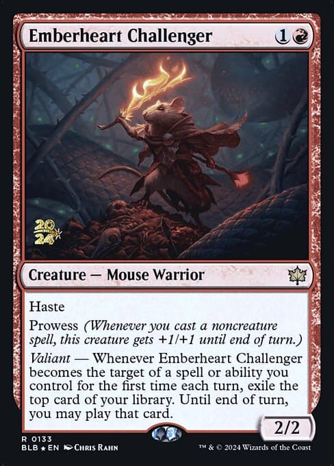 Emberheart Challenger from Bloomburrow Promos (Rare)