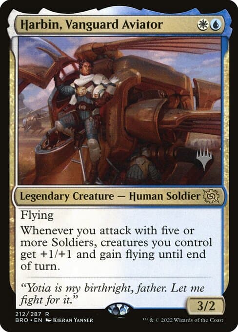 Harbin, Vanguard Aviator from The Brothers' War Promos (Rare)