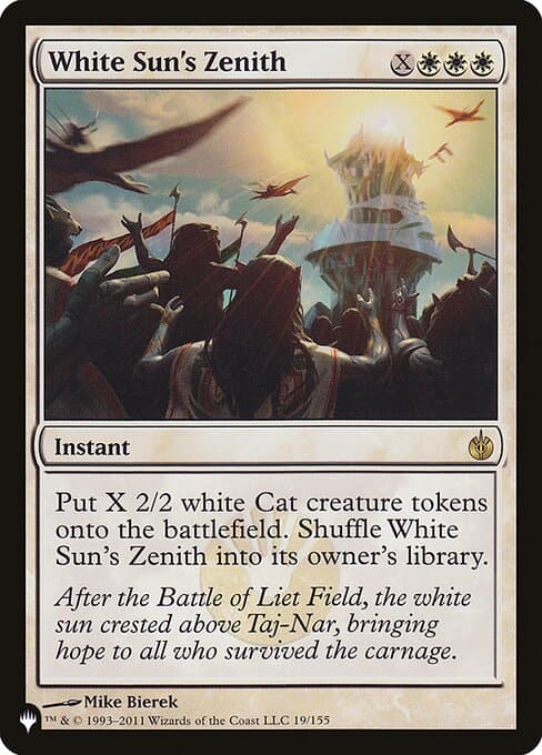 White Sun's Zenith from The List (Rare)