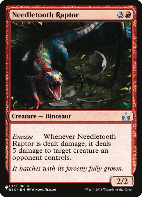 Needletooth Raptor from The List (Uncommon)