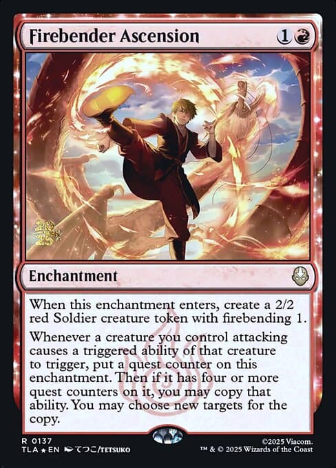 Firebender Ascension from Avatar: The Last Airbender Promos (Rare)