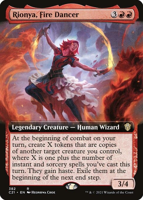 Rionya, Fire Dancer from Commander 2021 (Rare)