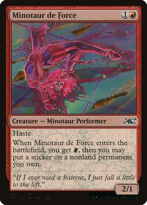 Minotaur de Force from Unfinity (Common)