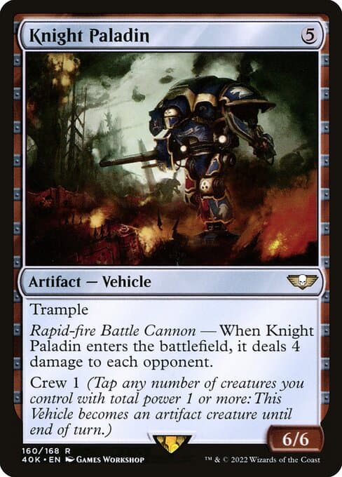 Knight Paladin from Warhammer 40,000 Commander (Rare)
