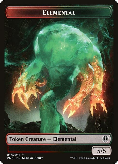 Elemental from Zendikar Rising Commander Tokens (Common)