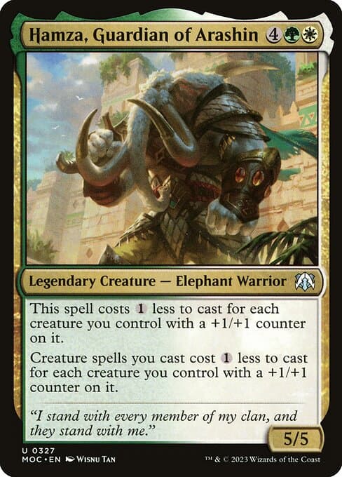 Hamza, Guardian of Arashin from March of the Machine Commander (Uncommon)