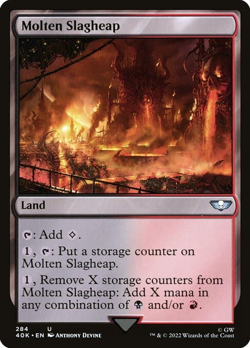 Molten Slagheap from Warhammer 40,000 Commander (Uncommon)