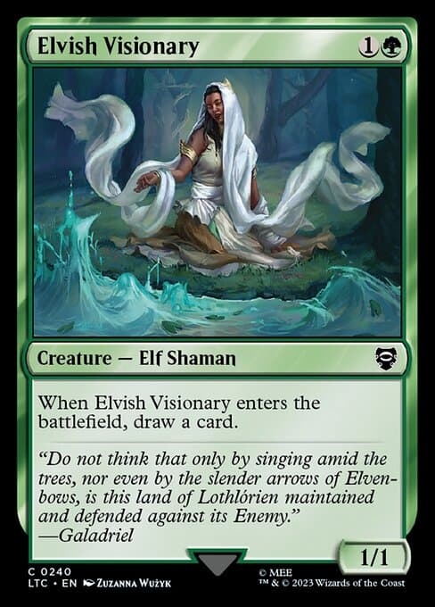 Elvish Visionary from Tales of Middle-earth Commander (Common)