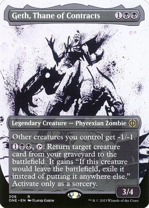 Geth, Thane of Contracts from Phyrexia: All Will Be One (Rare)