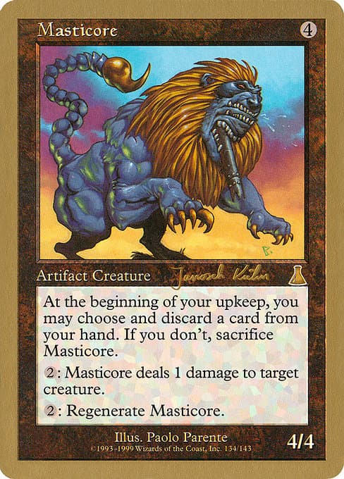 Masticore from World Championship Decks 2000 (Rare)