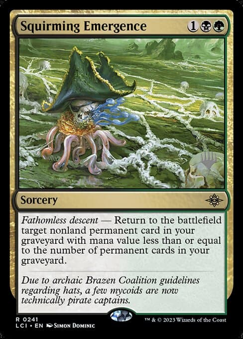 Squirming Emergence from The Lost Caverns of Ixalan Promos (Rare)
