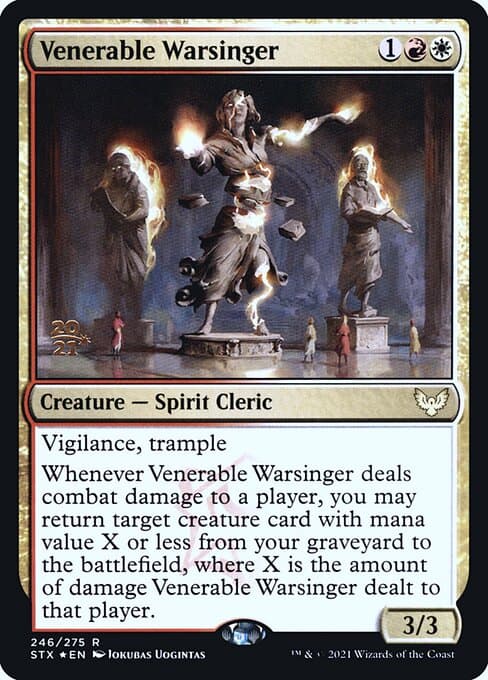Venerable Warsinger from Strixhaven: School of Mages Promos (Rare)