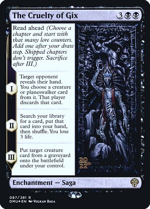 The Cruelty of Gix from Dominaria United Promos (Rare)