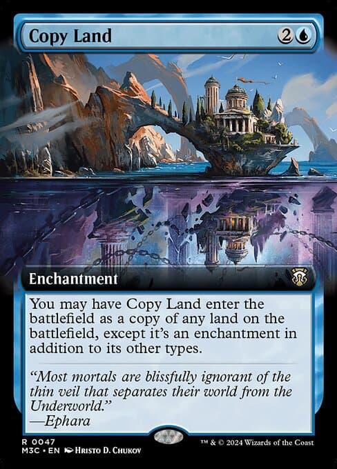 Copy Land from Modern Horizons 3 Commander (Rare)