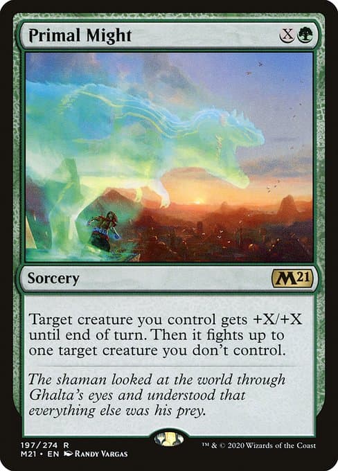Primal Might from Core Set 2021 (Rare)