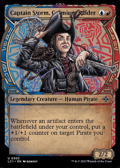 Captain Storm, Cosmium Raider from The Lost Caverns of Ixalan (Uncommon)