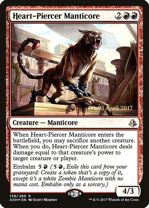 Heart-Piercer Manticore (Rare)