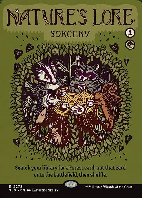 Nature's Lore from Secret Lair Drop (Rare)