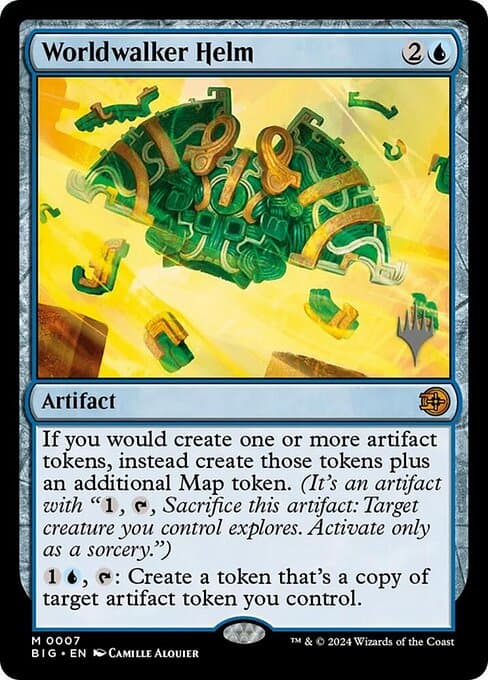 Worldwalker Helm from The Big Score Promos (Mythic)
