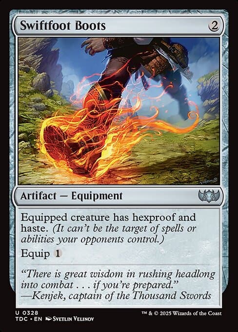 Swiftfoot Boots from Tarkir: Dragonstorm Commander (Uncommon)
