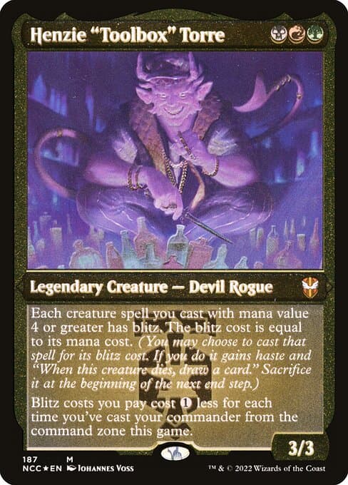 Henzie "Toolbox" Torre from New Capenna Commander (Mythic)
