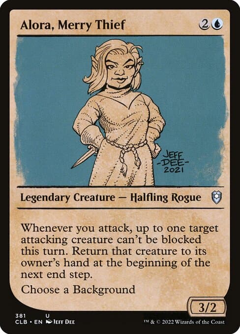 Alora, Merry Thief from Commander Legends: Battle for Baldur's Gate (Uncommon)