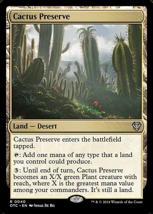 Cactus Preserve (Rare)