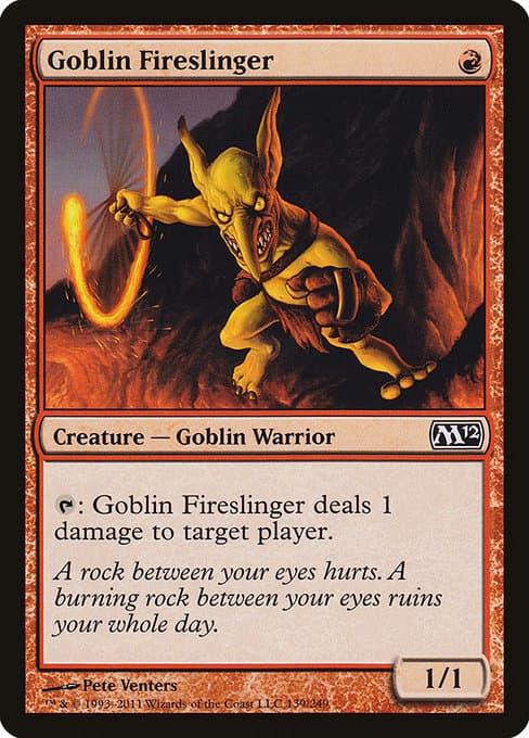 Goblin Fireslinger from Magic 2012 (Common)