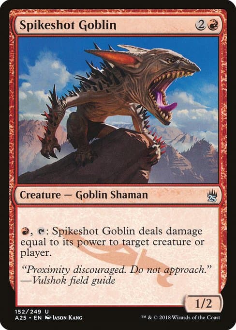 Spikeshot Goblin from Masters 25 (Uncommon)