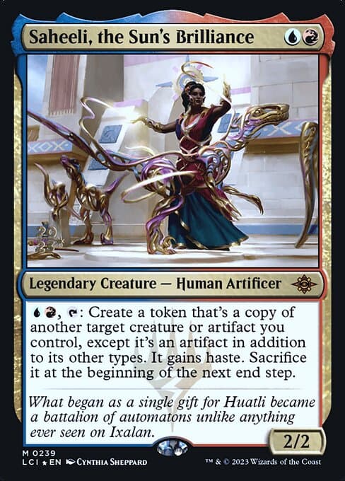 Saheeli, the Sun's Brilliance from The Lost Caverns of Ixalan Promos (Mythic)