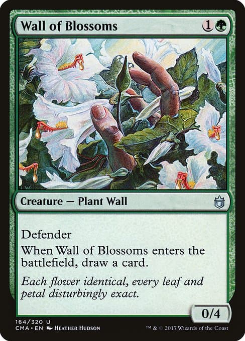 Wall of Blossoms from Commander Anthology (Uncommon)