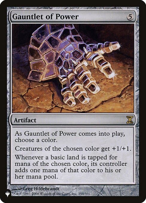 Gauntlet of Power from The List (Rare)