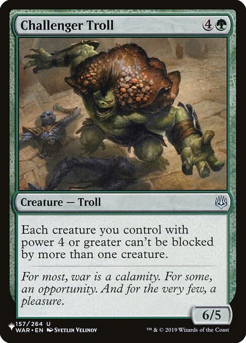 Challenger Troll from The List (Uncommon)