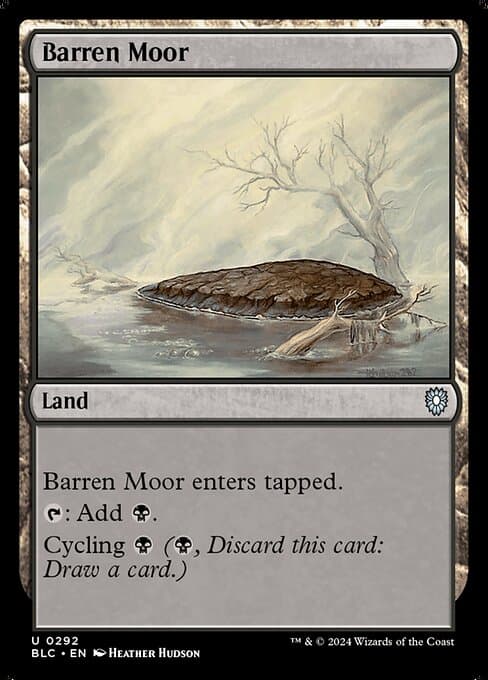 Barren Moor from Bloomburrow Commander (Uncommon)
