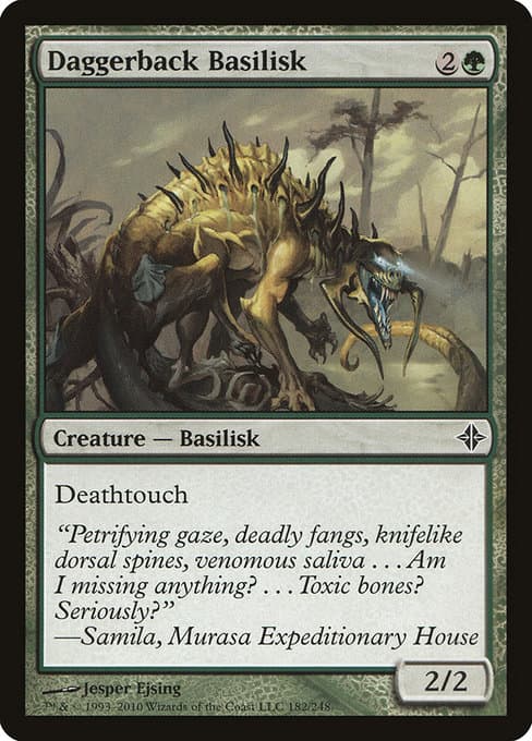 Daggerback Basilisk from Rise of the Eldrazi (Common)