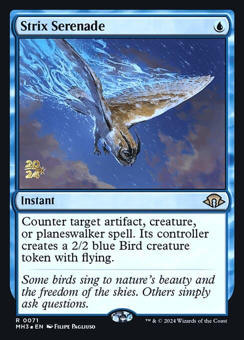 Strix Serenade from Modern Horizons 3 Promos (Rare)