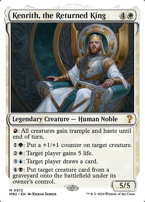 Kenrith, the Returned King from Mystery Booster 2 (Mythic)