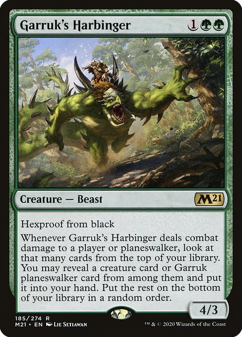 Garruk's Harbinger from Core Set 2021 (Rare)
